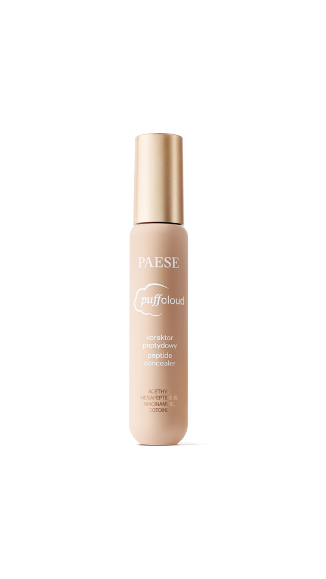 Пептидний консилер 01N Light Beige PUFF CLOUD Peptide Concealer 7ml, Paese