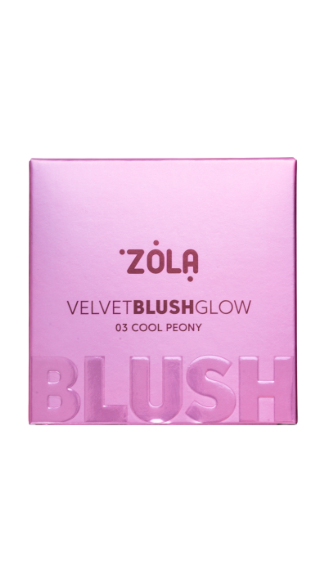 Рум’яна Velvet Blush Glow 03 Прохолодна півонія Cool Peony, ZOLA