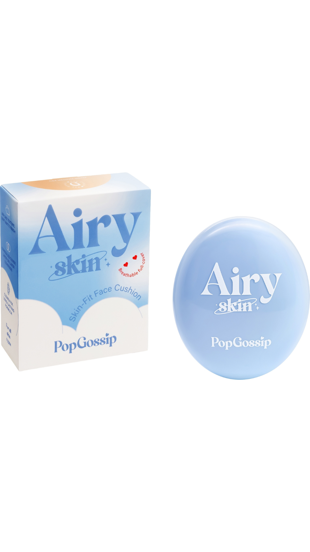 Легка тональна основа-кушон Airy Skin Fit Face Cushion 12gr, Pop Gossip