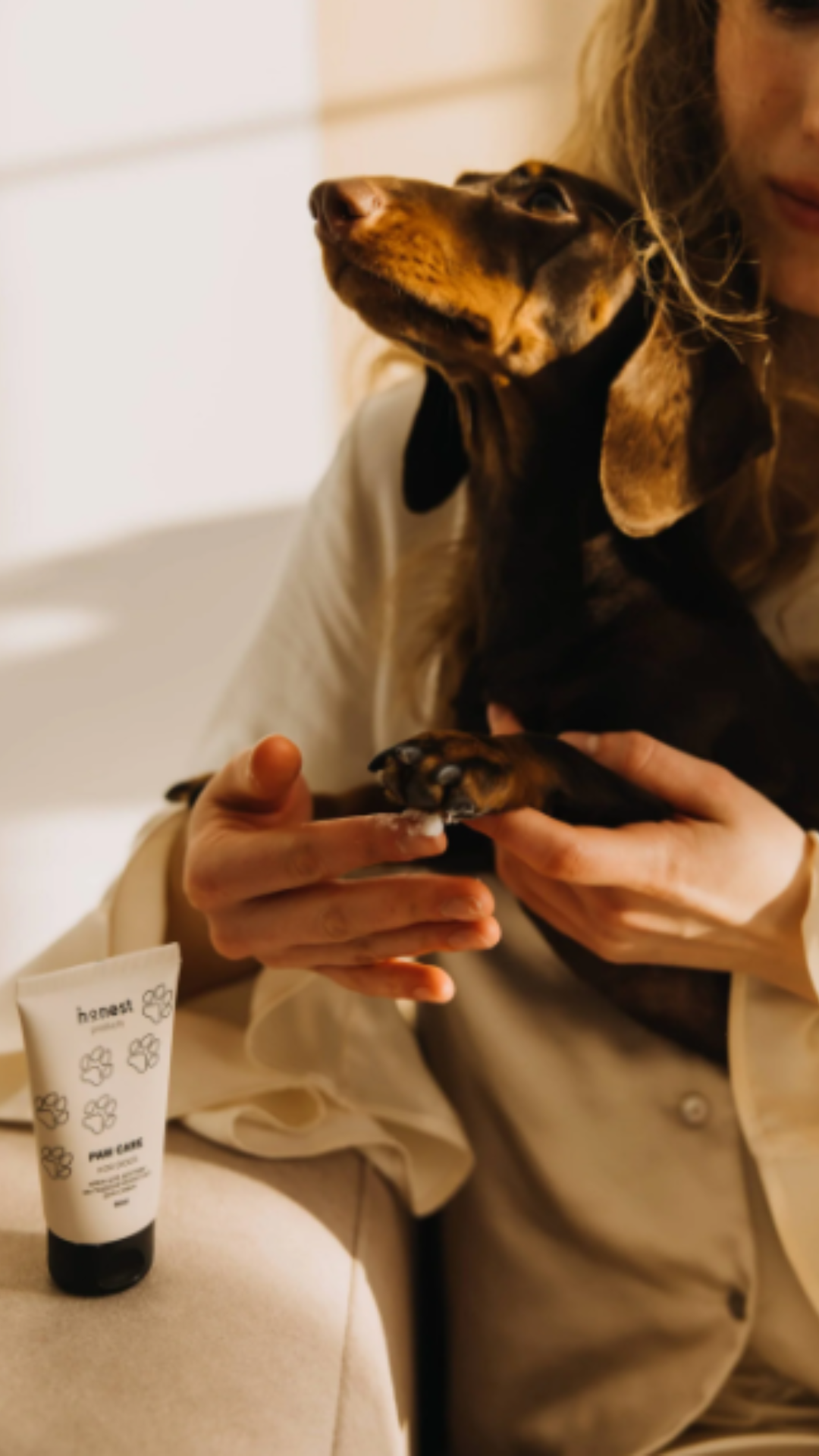 Крем для догляду за подушечками лап для собак JAR for Pets 50ml, Honest Products