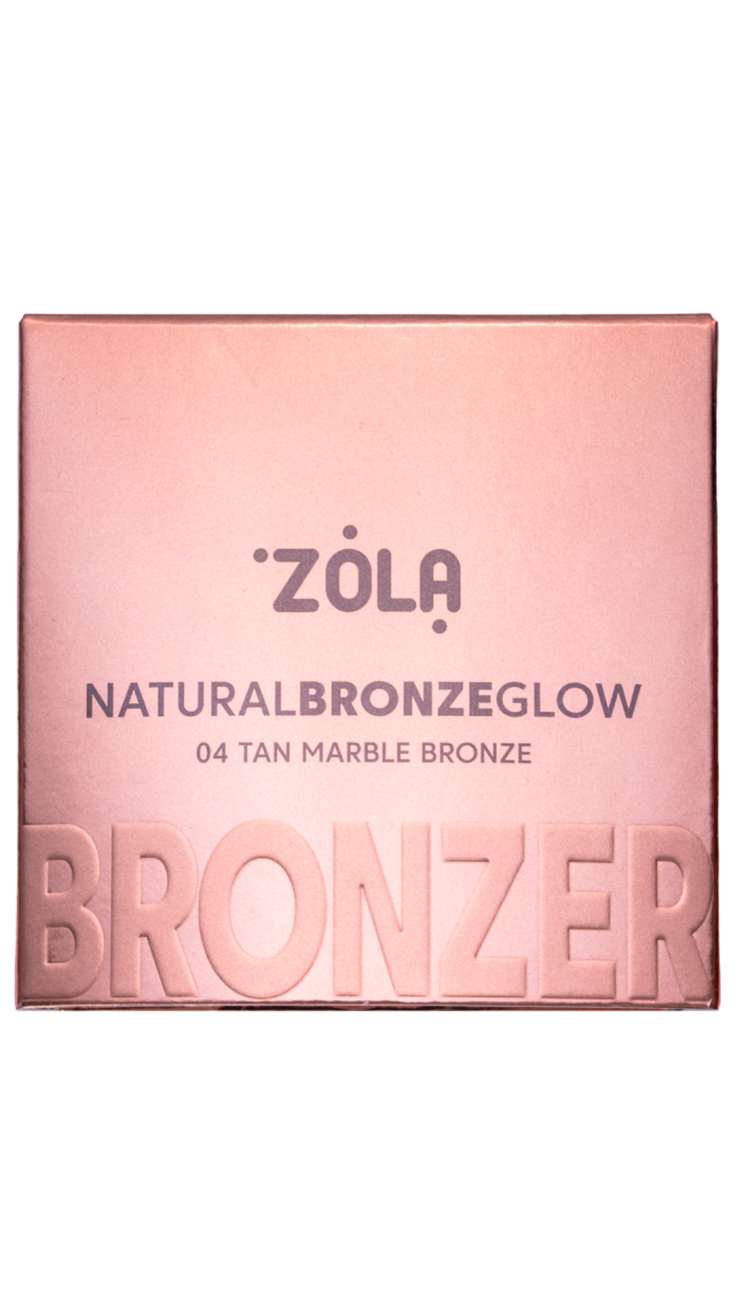 Бронзер Natural Bronze Glow 04 Мармурова засмагла бронза Tan Marble Bronze, ZOLA