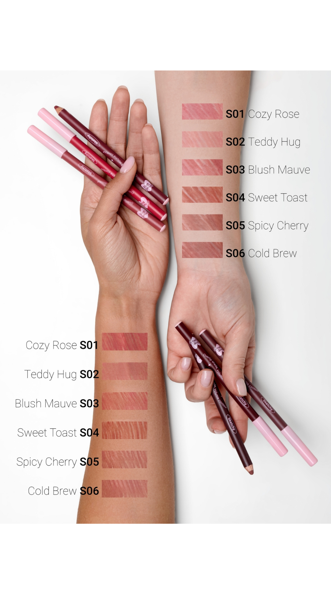 Контурний олівець для губ Sketchy Lip Contour 1.5gr, Pop Gossip