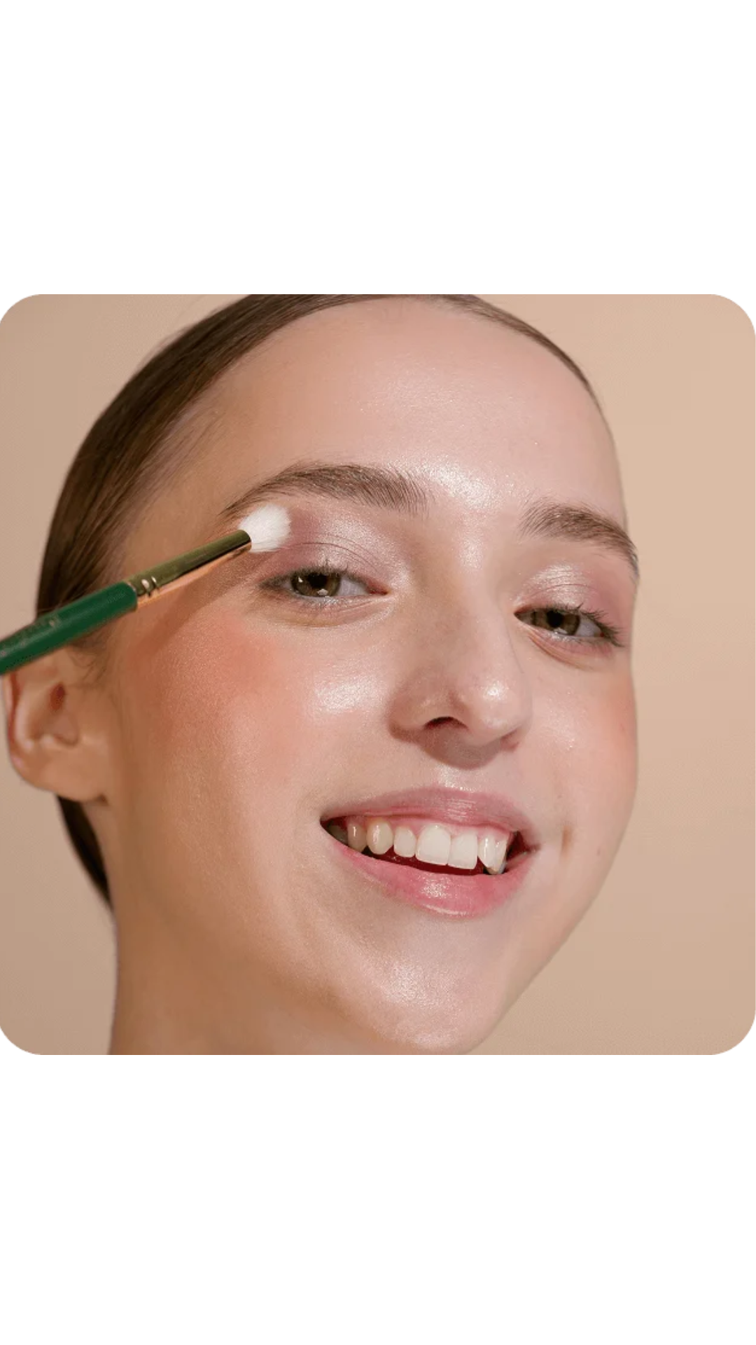 Пензлик косметичний 11 — для cухих тіней, DAVYDENKO BEAUTY