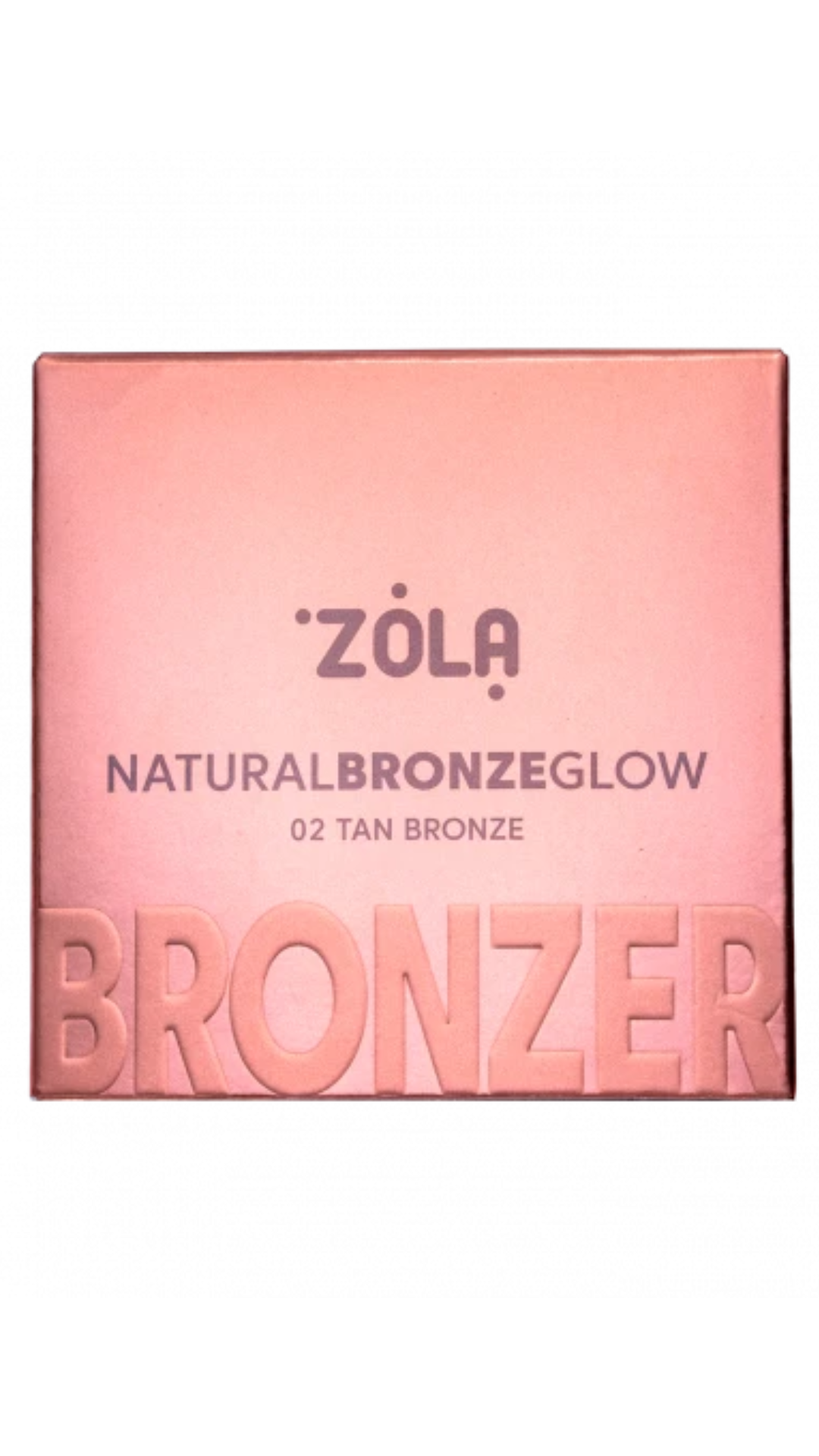 Бронзер Natural Bronze Glow 02 Бронзова засмага Tan Bronze, ZOLA