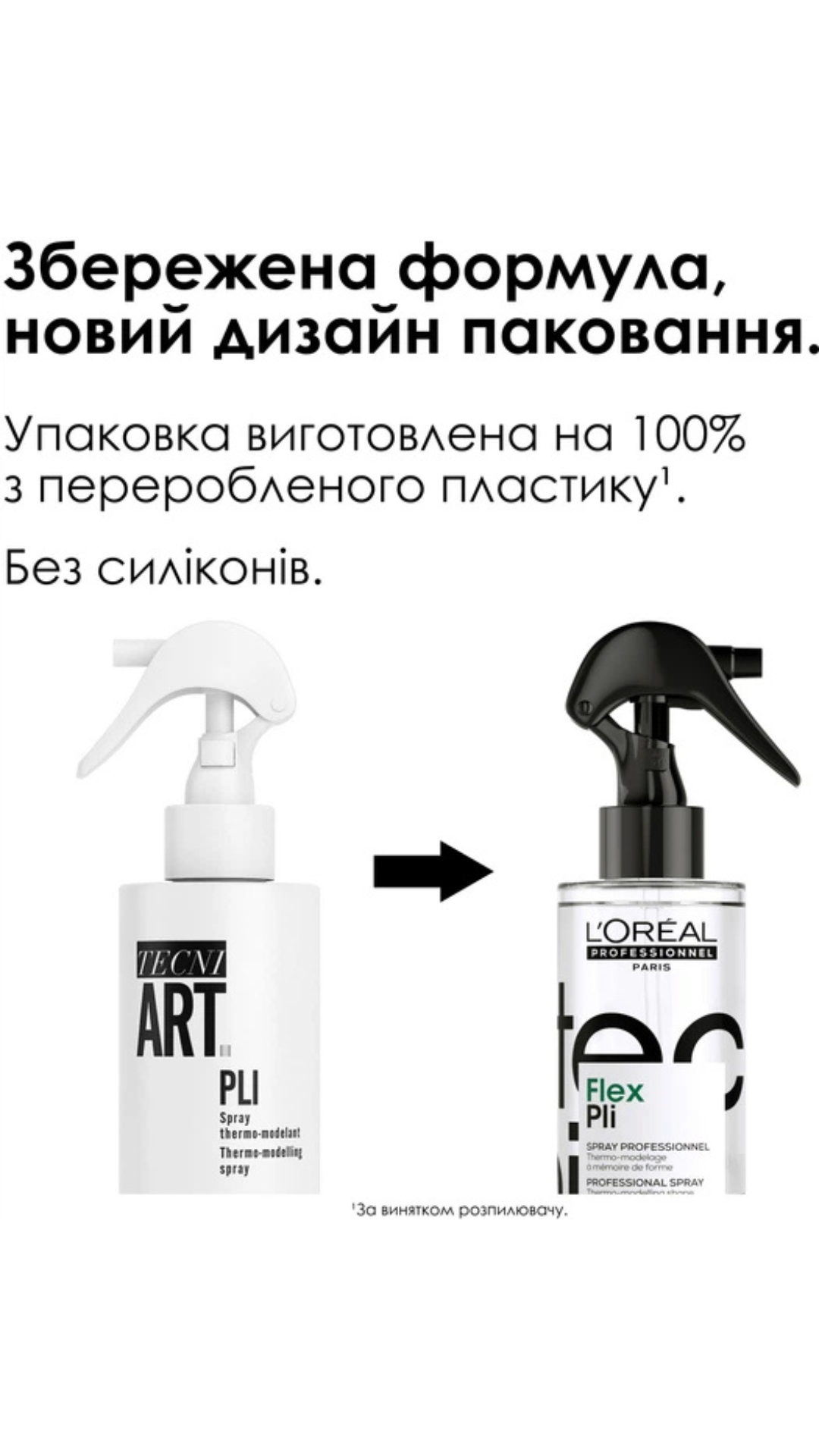 Професійний термомоделюючий спрей Paris tecni.art Flex Pli для укладання волосся 190ml, L'Oreal Professionnel