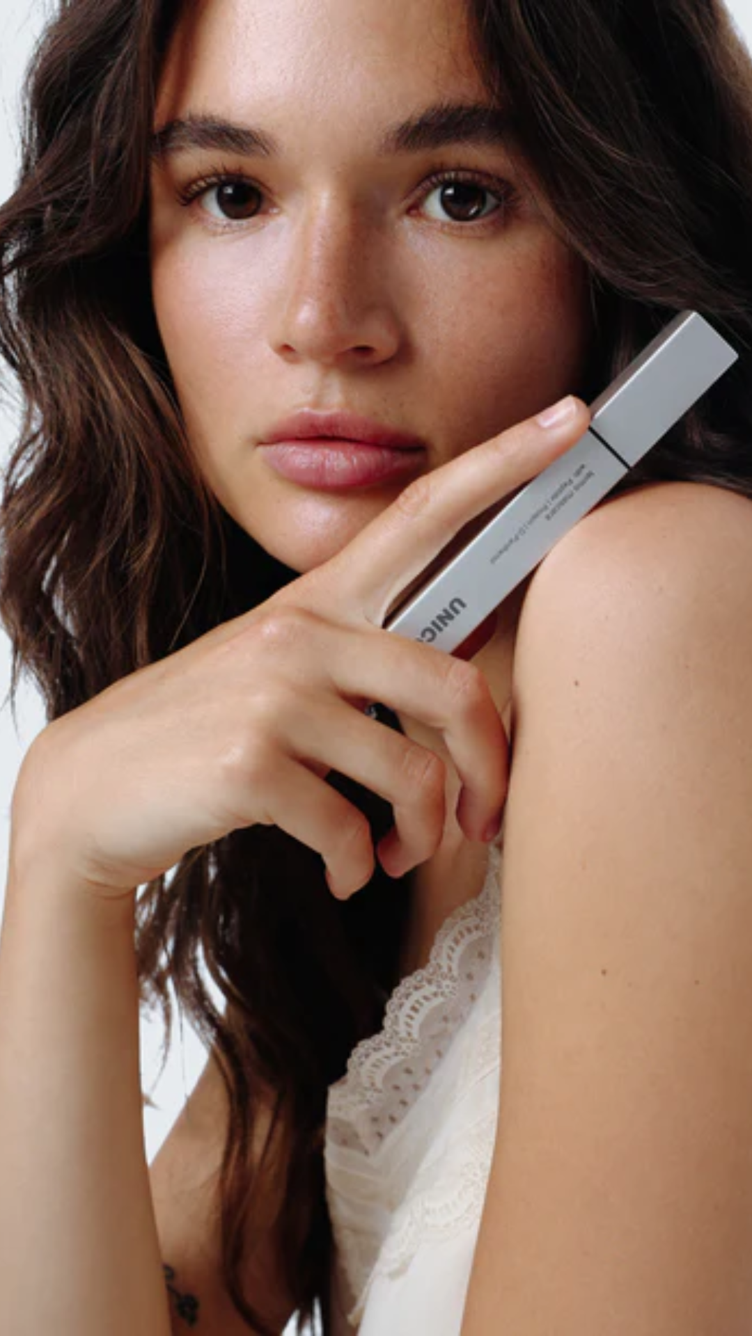 Термотуш-сироватка BROWN TERMO MASCARA with peptides, Unico