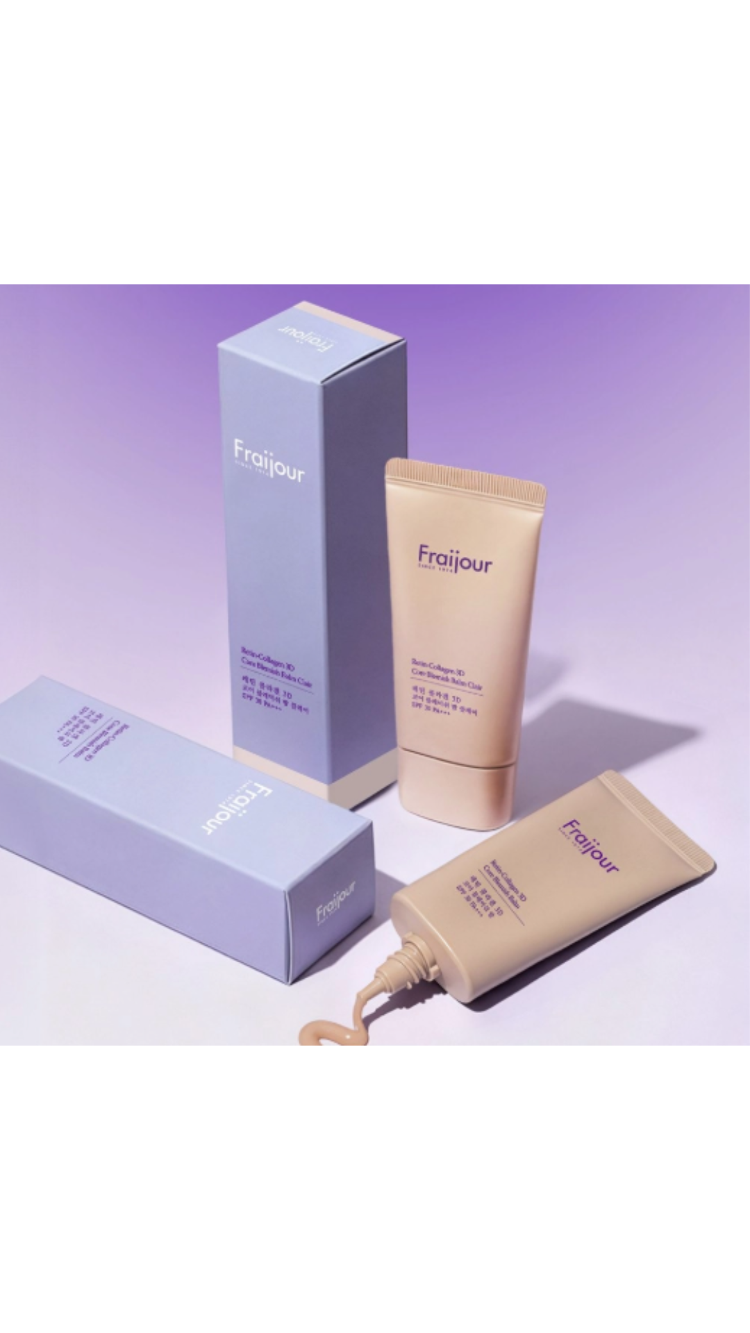 Легкий ВВ-крем з колагеном та ретинолом - Retin-Collagen 3D Core Blemish Balm Clair SPF 30 PA+++ CLAIR, 50 ml, Fraijour
