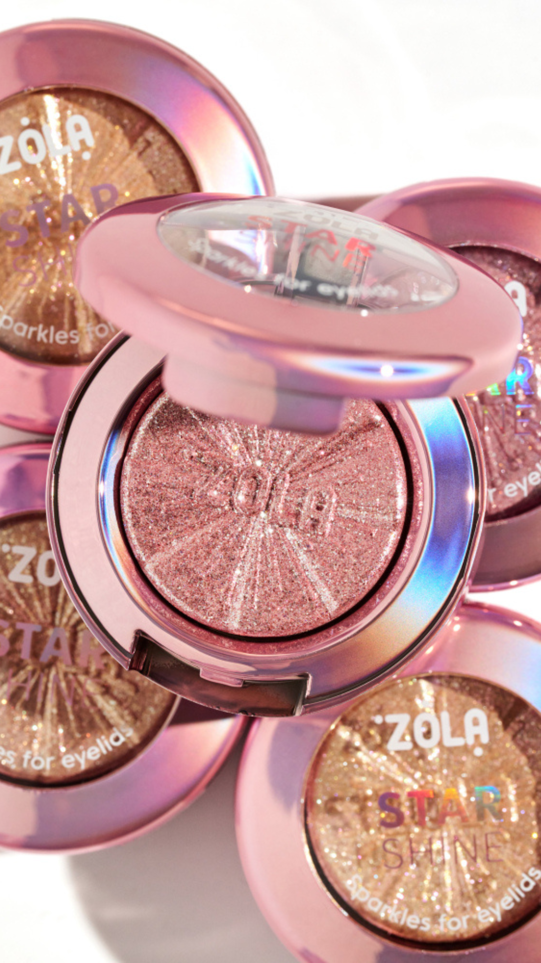 Блискітки для повік STAR SHINE SPARKLE Gold Beige, ZOLA