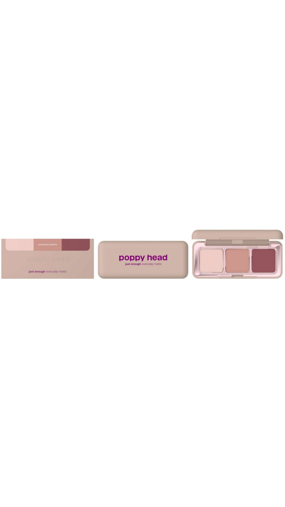 Палетка матових тіней для повік POPPY HEAD Just Enough Everyday Matte
