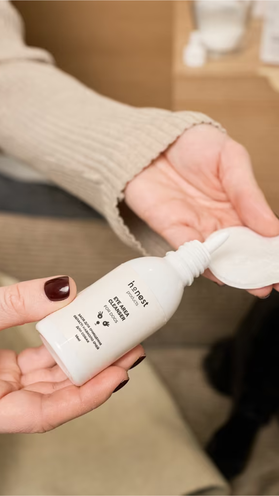 Засіб для очищення вух для собак та котів Ear Cleanser 55ml, Honest Products