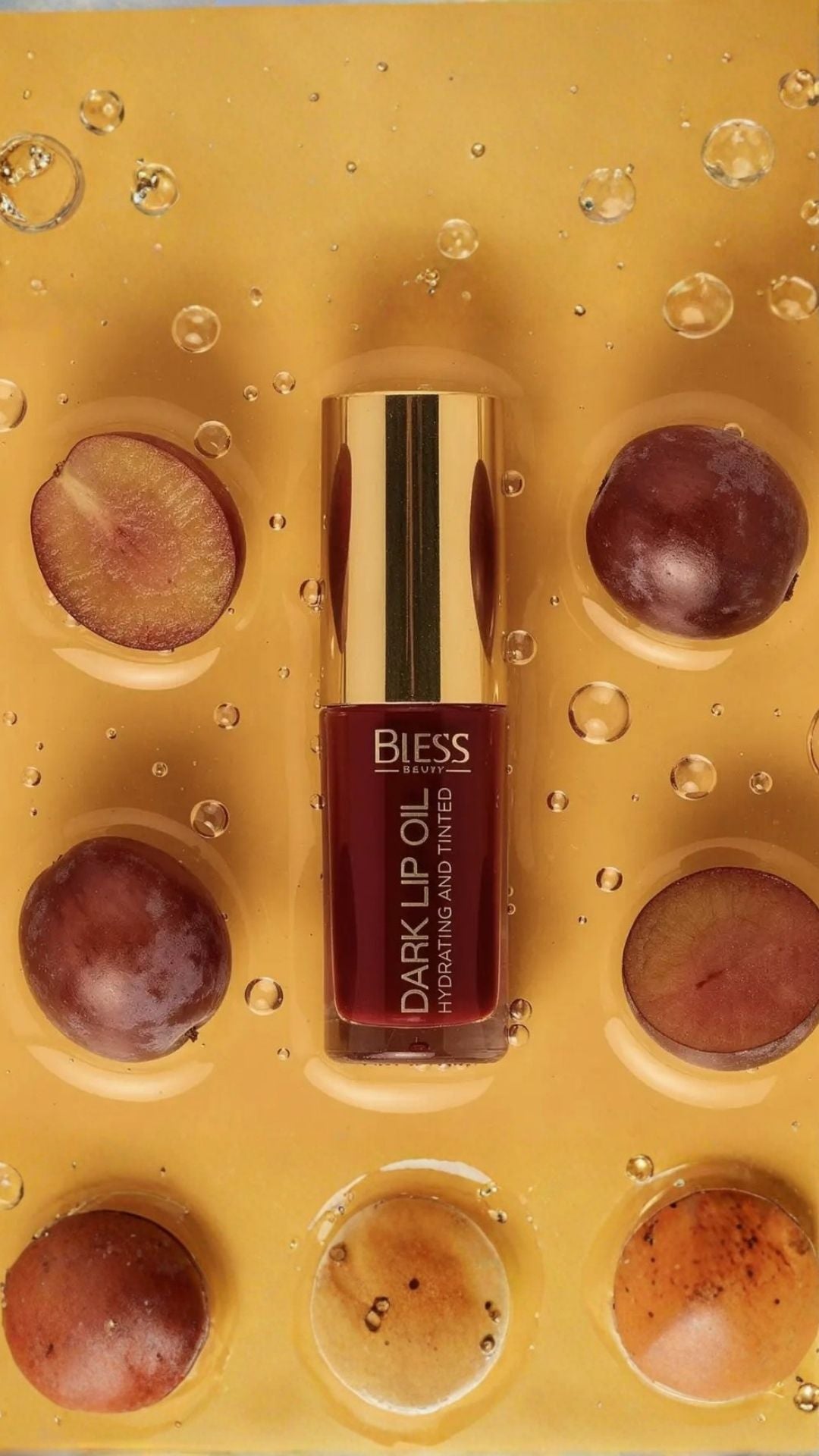 Олійка для губ Dark Lip Oil Beauty 04 Juicy Grape, Bless
