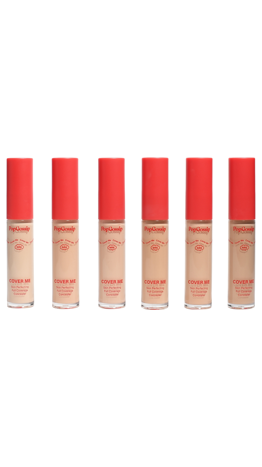 Високопігментований стійкий консилер для обличчя Cover Me Skin Perfecting Full Coverage Concealer 9 ml, Pop Gossip