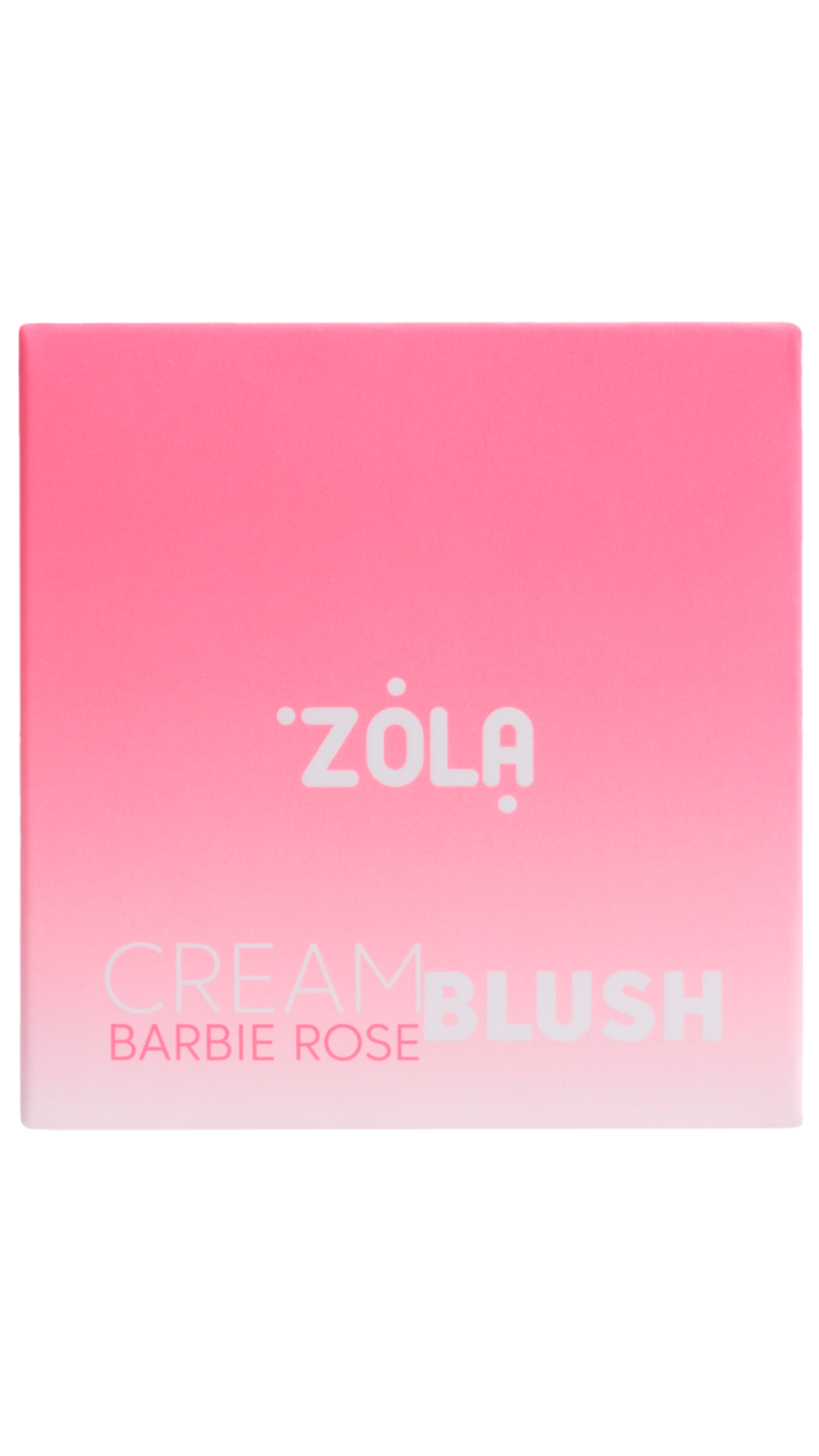 Кремові рум'яна CREAM BLUSH BARBIE ROSE, ZOLA