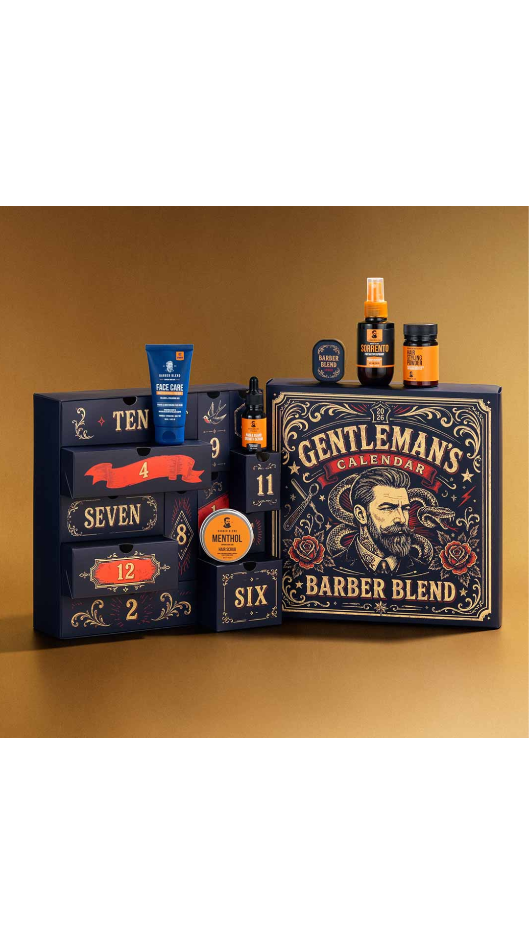 Адвент календар Gentleman’s Calendar, Barber Blend