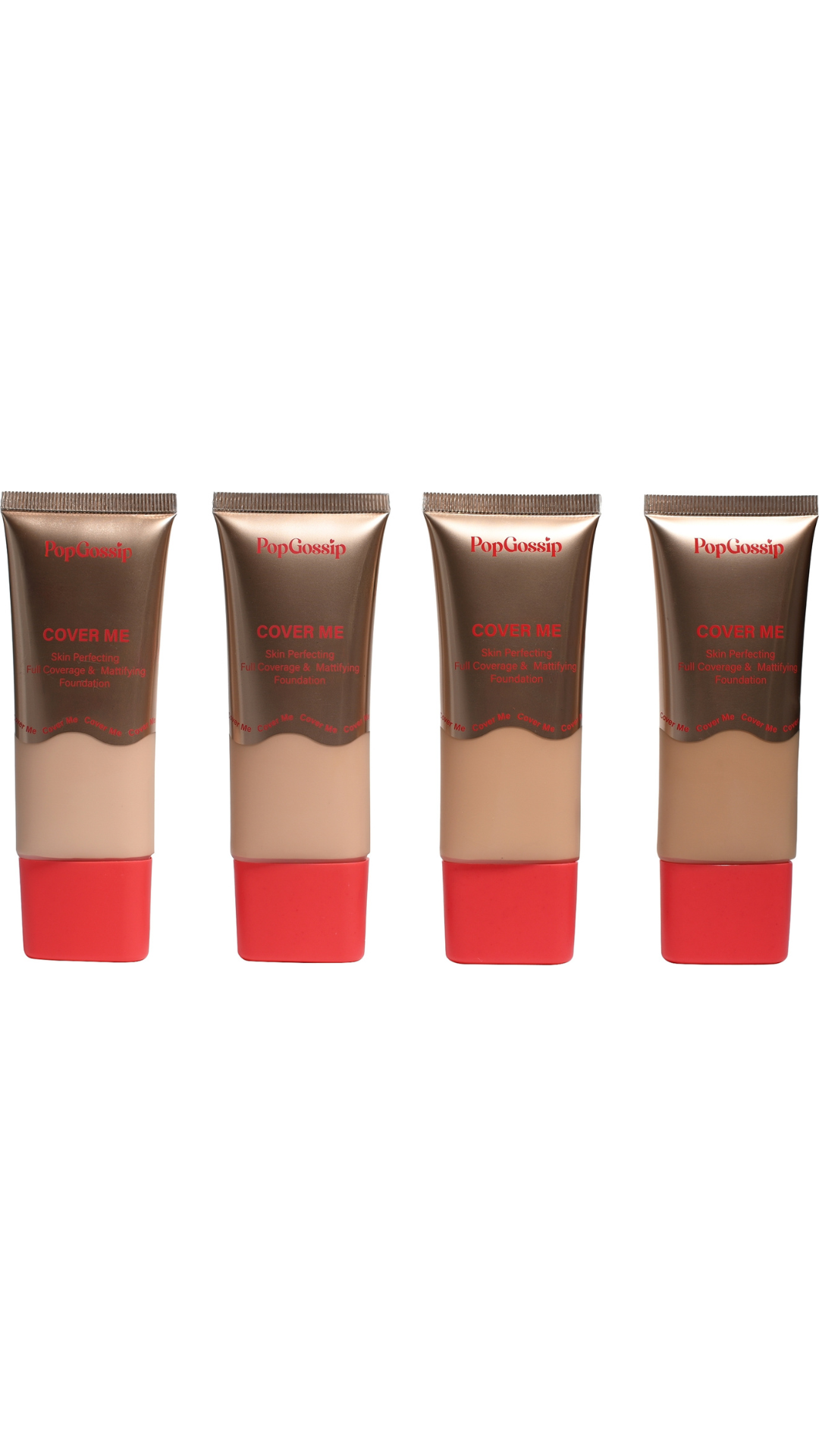 Високопігментована стійка тональна основа з матуючим ефектом Cover Me Flawless Matte Foundation 40 ml, Pop Gossip