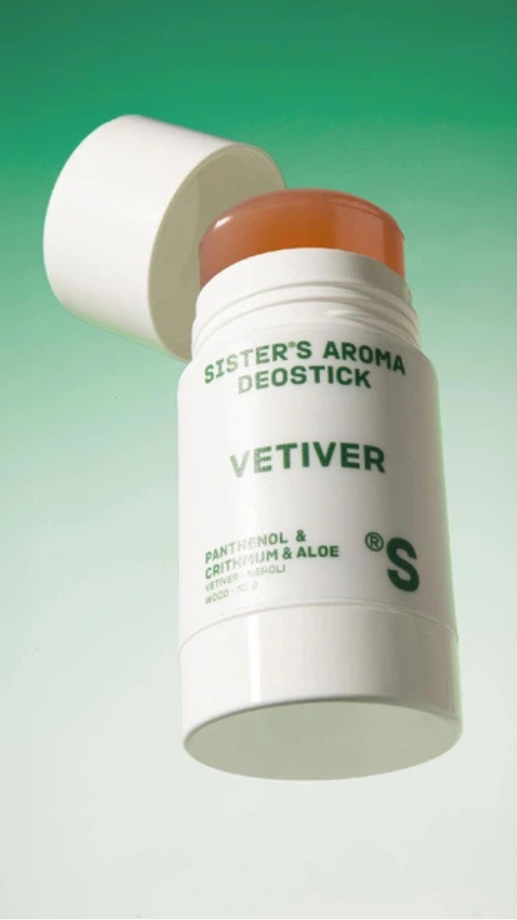 Твердий дезодорант Deostick Vetiver з ароматом Ветиверу 50gr, Sister's Aroma