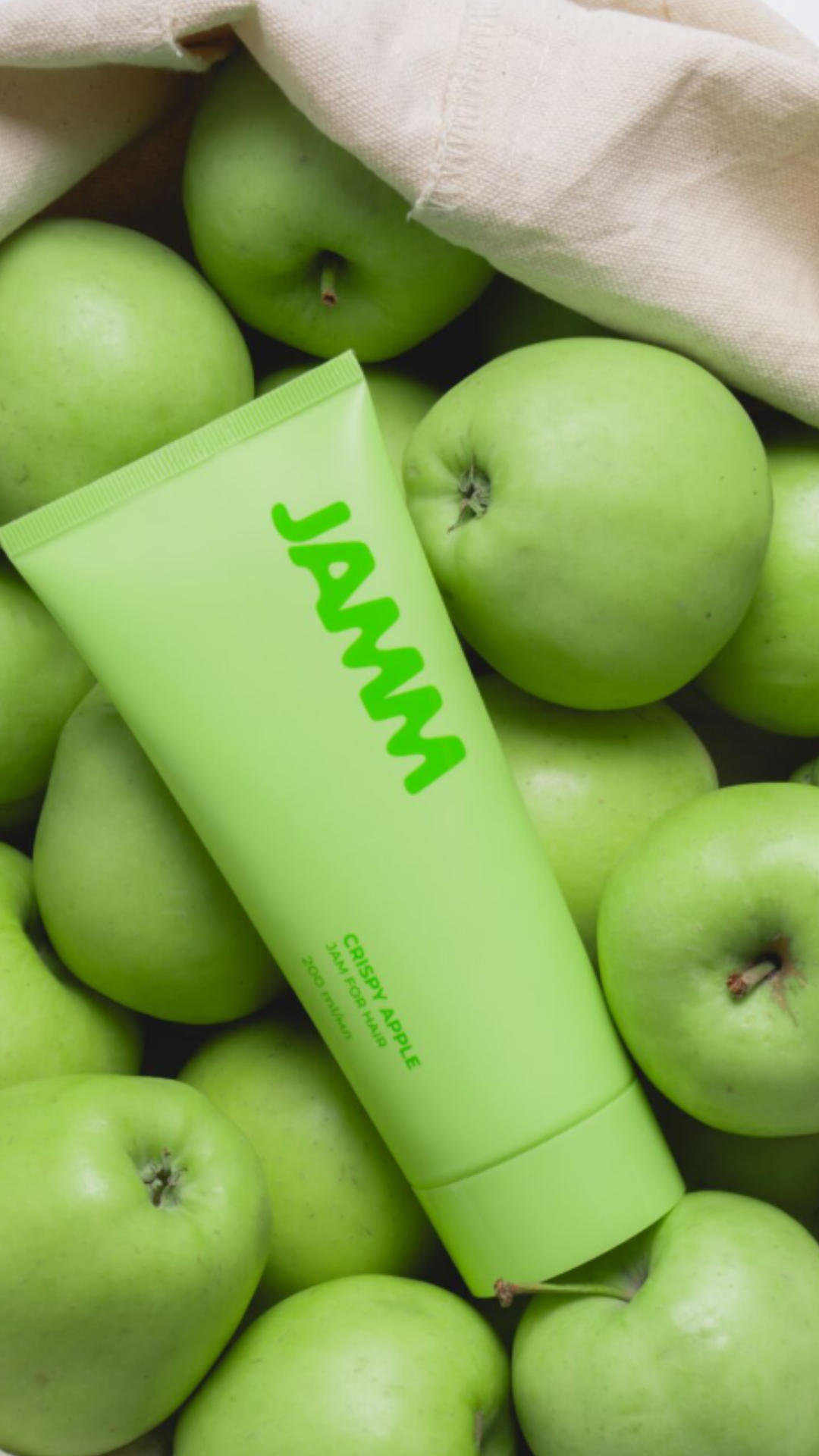 Маска-кондиціонер для пористого волосся CRISPY APPLE 200ml, JAMM