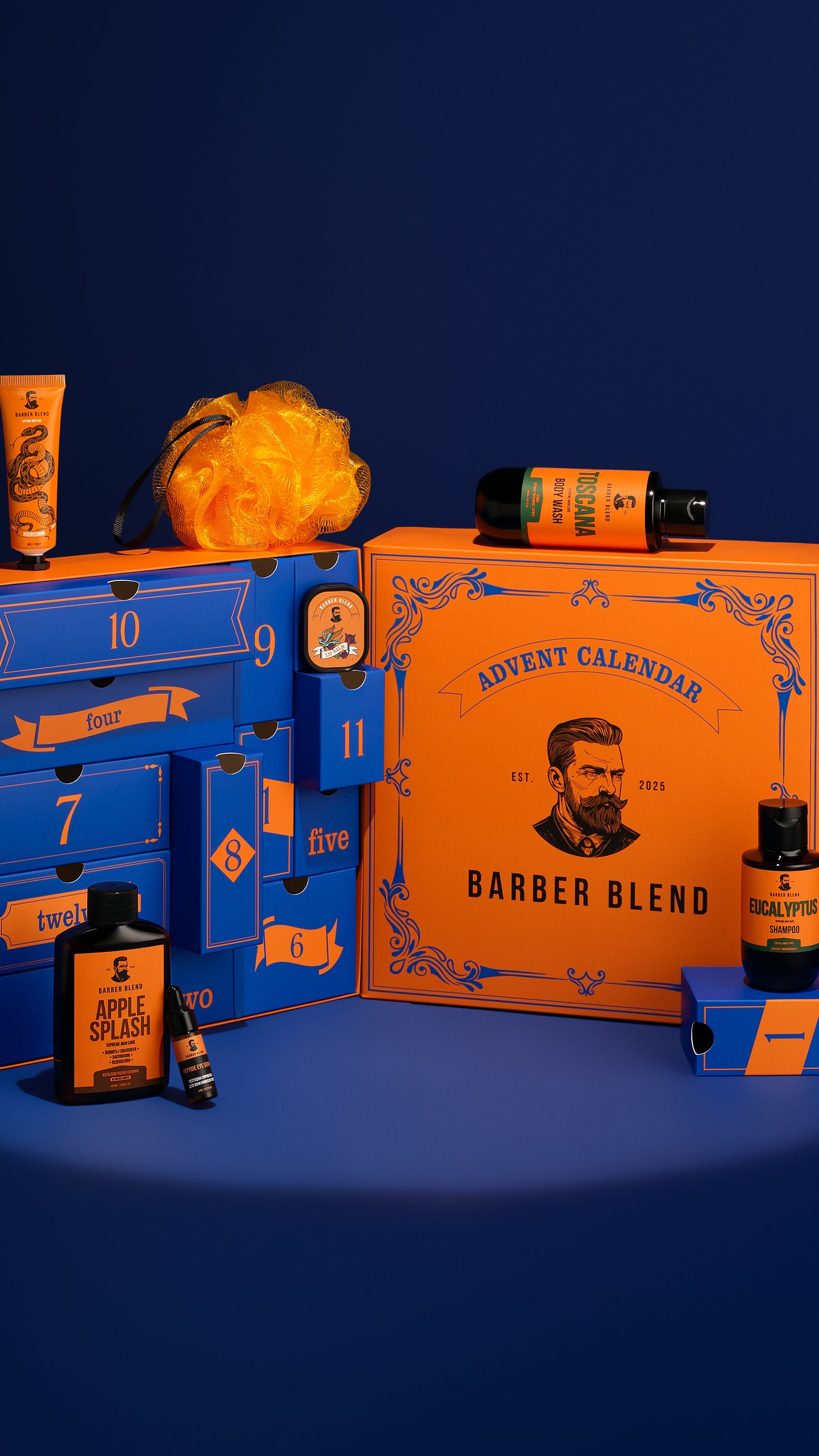 Адвент календар для чоловіків, Advent Calendar, BARBER BLEND