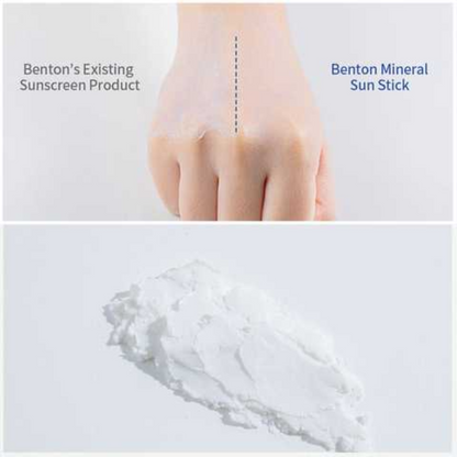 Сонцезахисний стик на мінеральній основі Mineral Sun Stick SPF50+/PA++++,  Benton