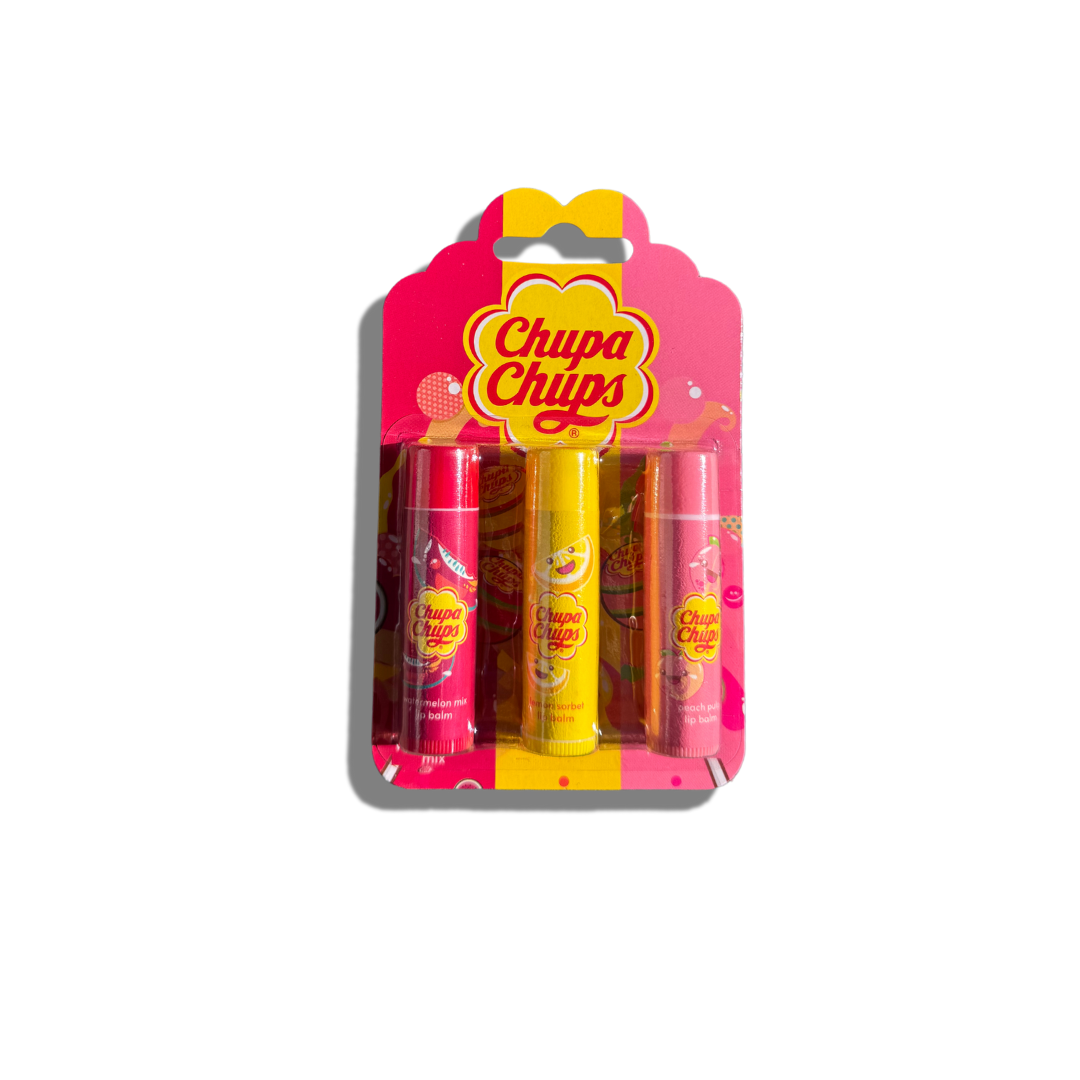 Сет із 3 бальзамів для губ, Chupa Chups