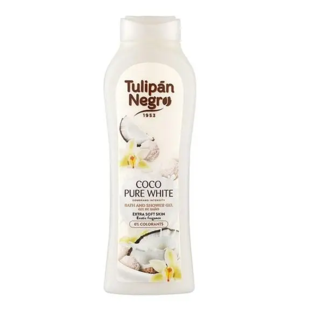 Гель для душу Ніжний кокос Shower Gel, Tulipan Negro