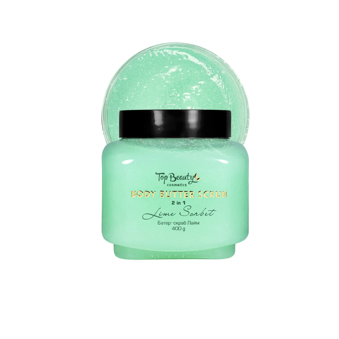 СКРАБ БАТЕР ДЛЯ ТІЛА 2в1 BODY BUTTER SCRUB,  TOP BEAUTY