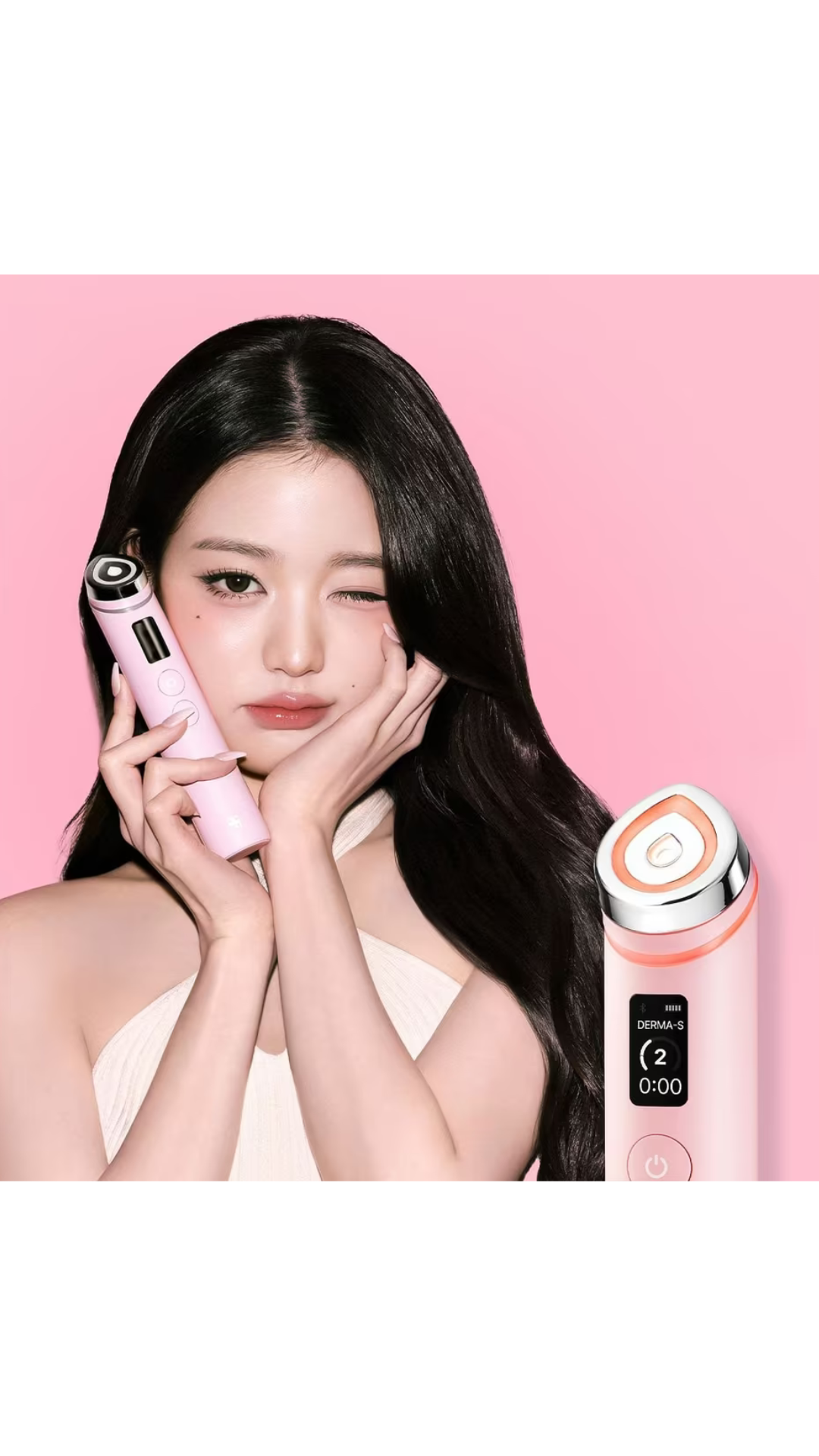 Пристрій для домашнього догляду за шкірою 6в 1 AGE-R Booster Pro. Pink, Medicube