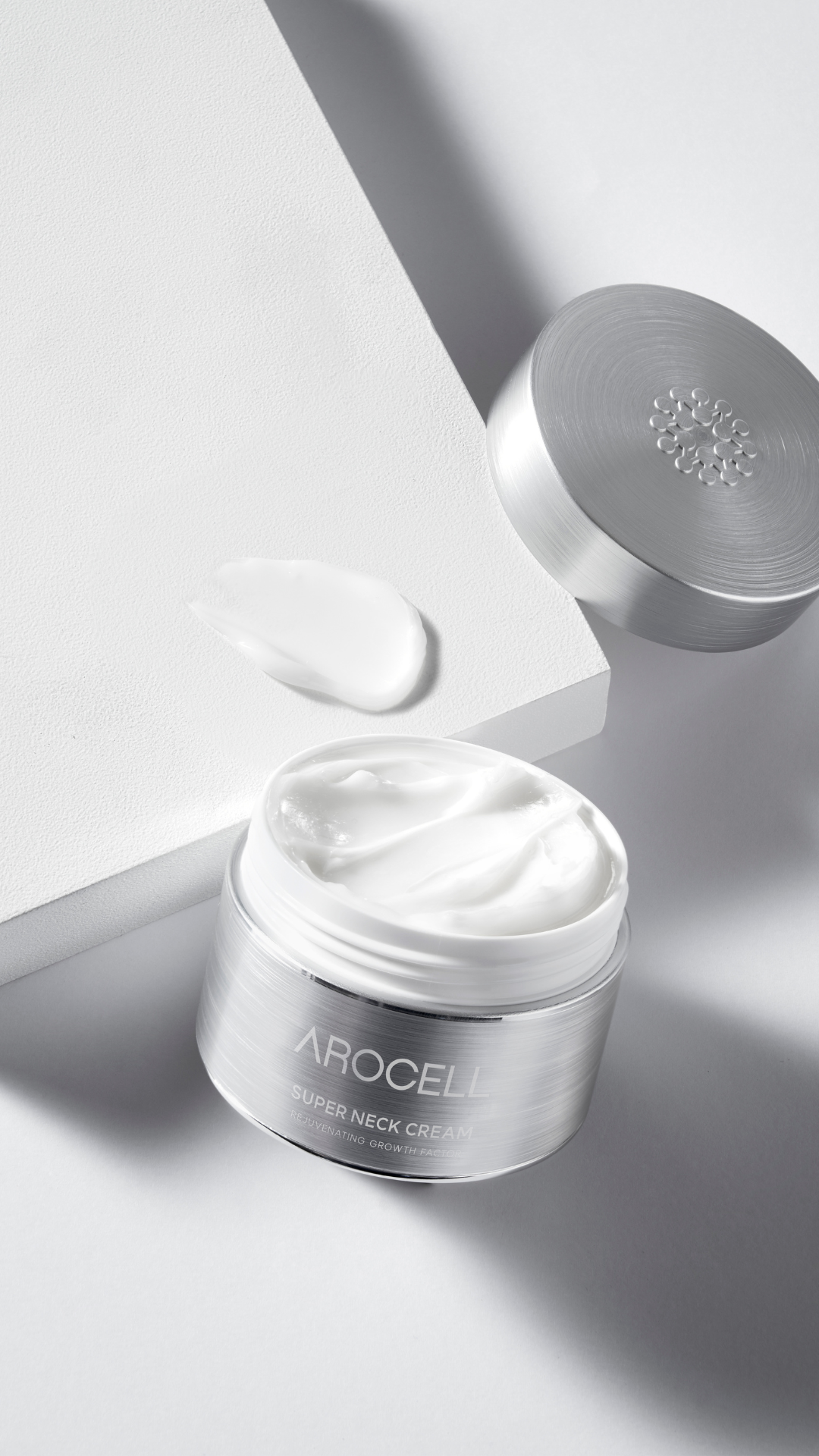 Регенеруючий антивіковий крем з полінуклеотидами та ізофлавонами Super Neck Cream 80g, Arocell