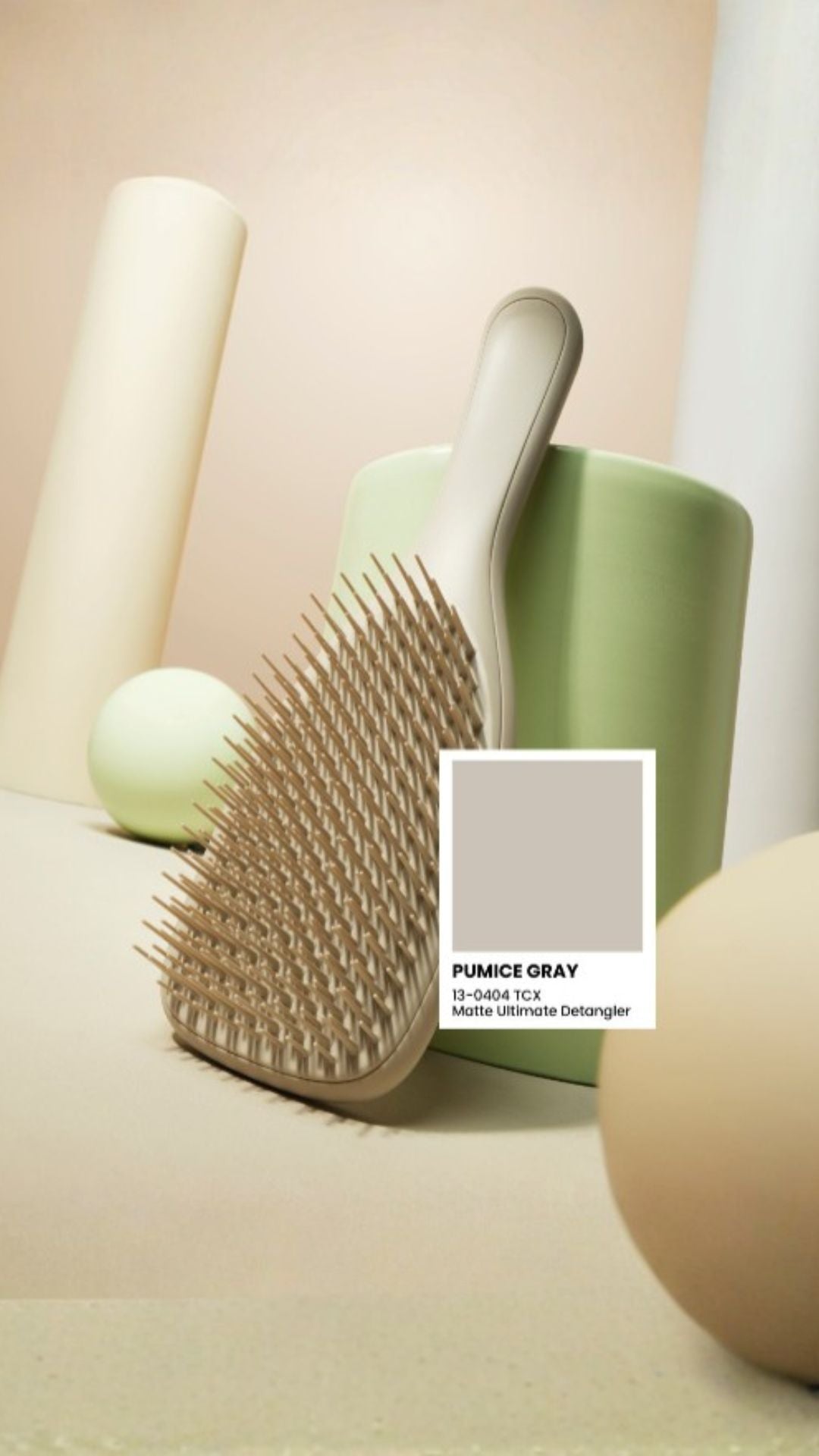 Pumice grey Щітка для волосся The Ultimate Detangler Chrome, TANGLE TEEZER