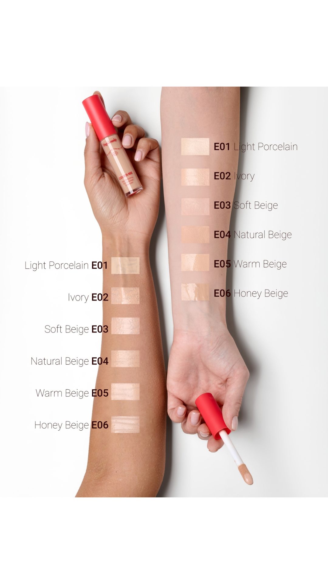 Високопігментований стійкий консилер для обличчя Cover Me Skin Perfecting Full Coverage Concealer 9 ml, Pop Gossip