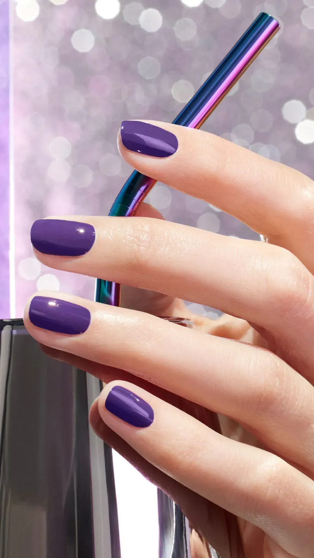 Лак для нігтів з сіро-фіолетовим відтінком Mystic 15ml, Manucurist