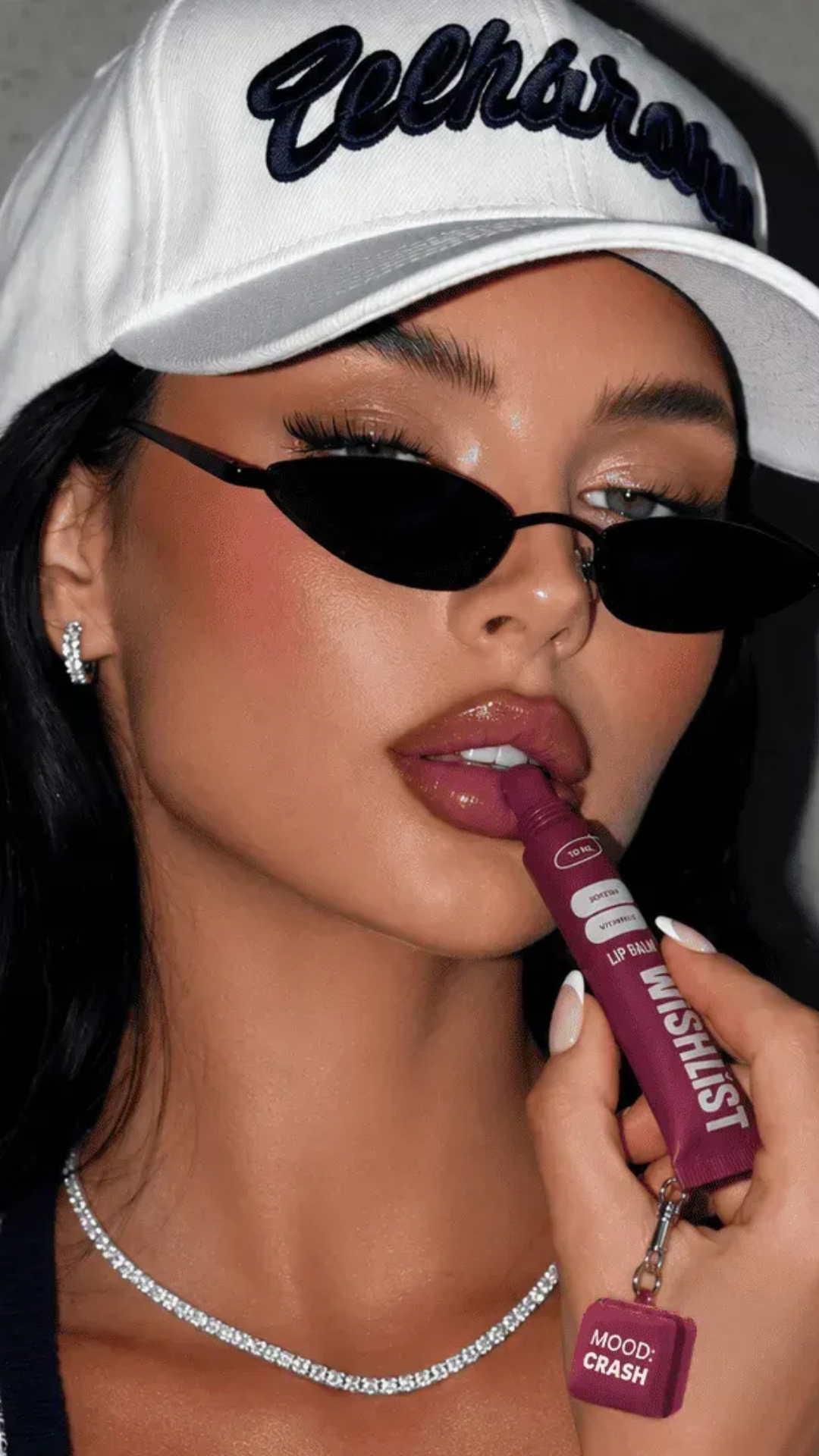 Бальзам-блиск для губ Ruby Nectar, 10ml + Брелок "MOOD: CRASH", WISHLIST