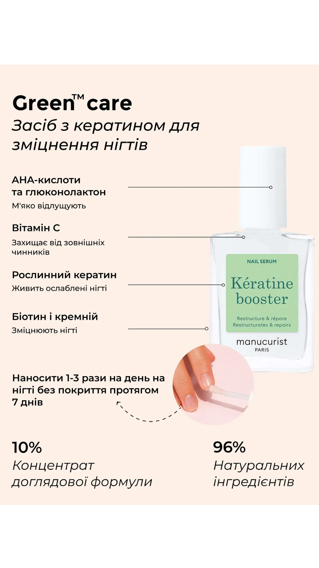 Набір для догляду та зміцнення нігтів Strengthening Routine, Manucurist