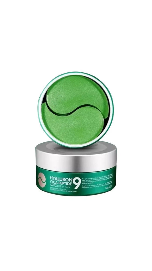 Заспокійливі гідрогелеві патчі з пептидами Peptide 9 Hyaluron Cica Ampoule Eye Patch, 60 шт, MEDIPEEL