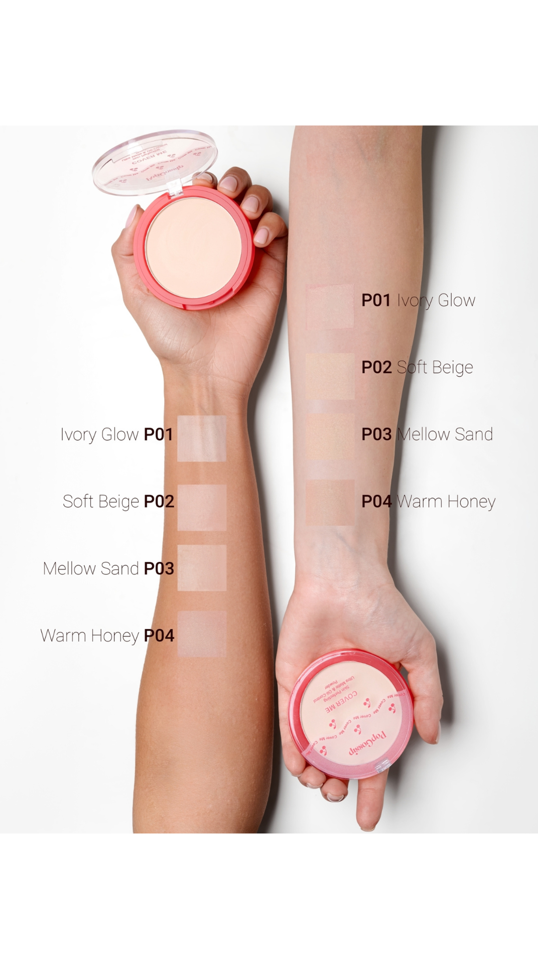 Стійка матуюча пудра для обличчя Cover Me Skin Perfecting Ultra Matte And Oil-Control Powder 8,5 g, Pop Gossip