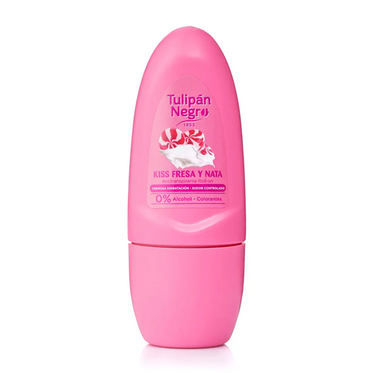 Дезодорант кульковий  Deo Roll-On Полуничний крем, Tulipan Negro