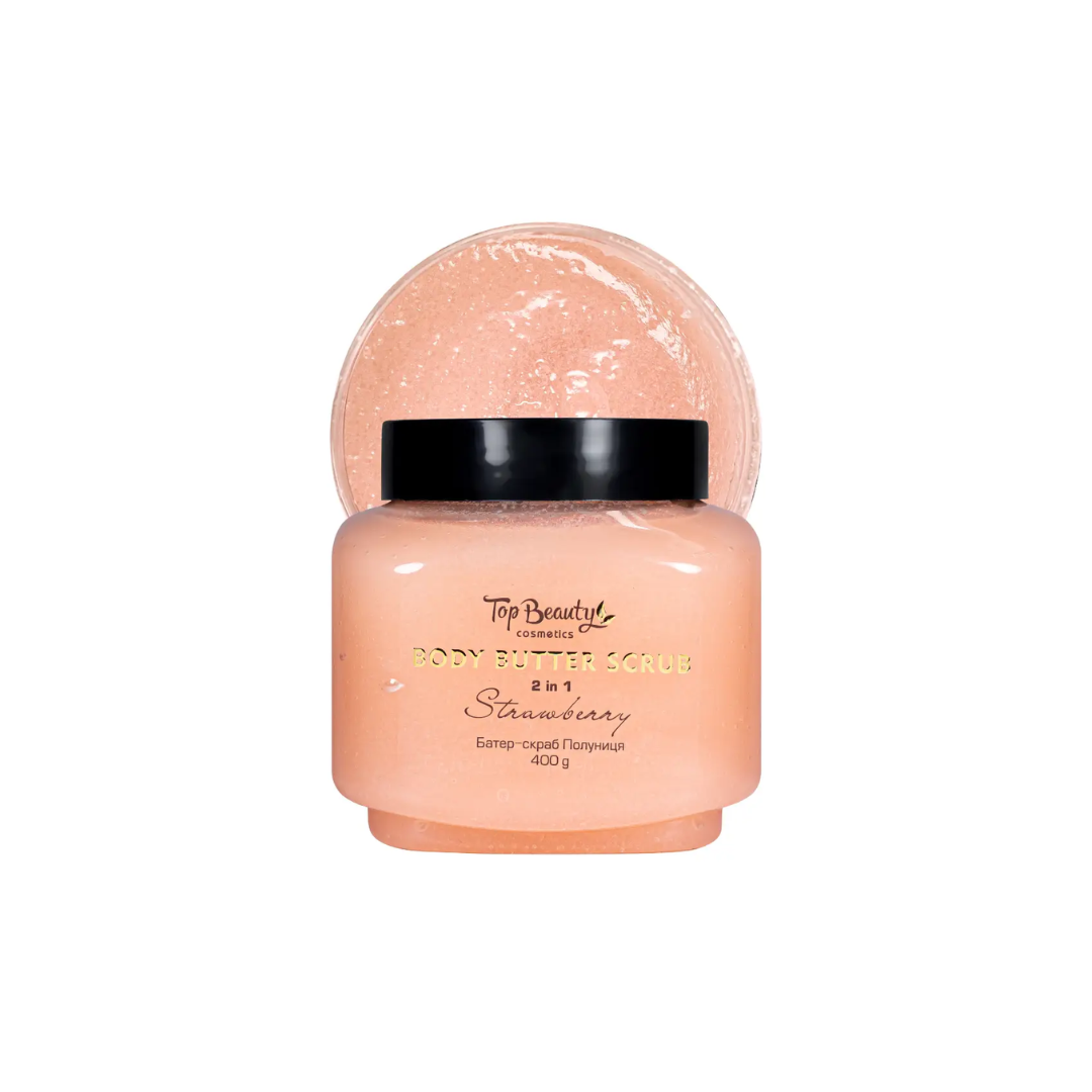 СКРАБ БАТЕР ДЛЯ ТІЛА 2в1 BODY BUTTER SCRUB,  TOP BEAUTY