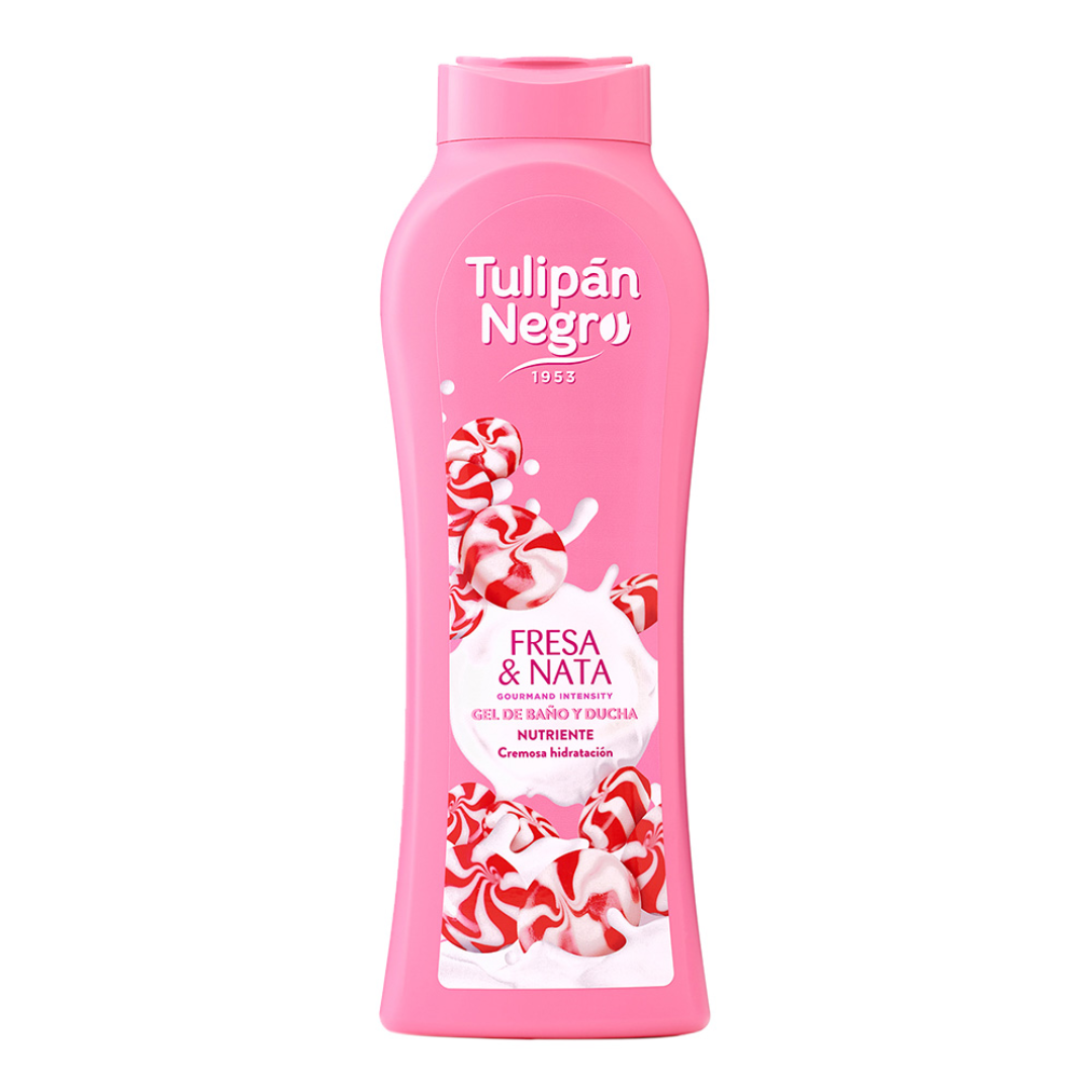Гель для душу Полуничний крем Shower Gel, Tulipan Negro