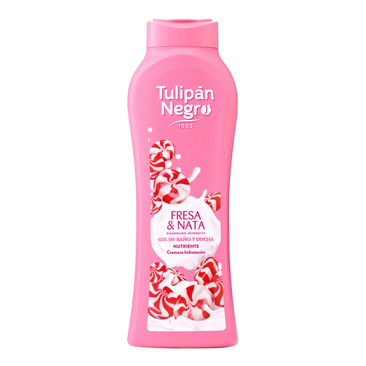 Гель для душу Полуничний крем Shower Gel, Tulipan Negro