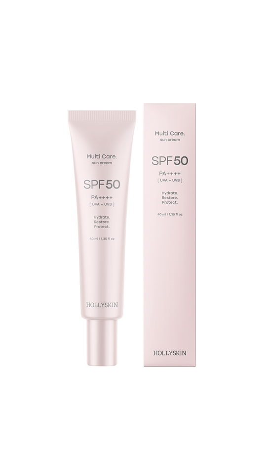Сонцезахисний крем для обличчя Multi Care. SPF 50, 40 ml, HOLLYSKIN