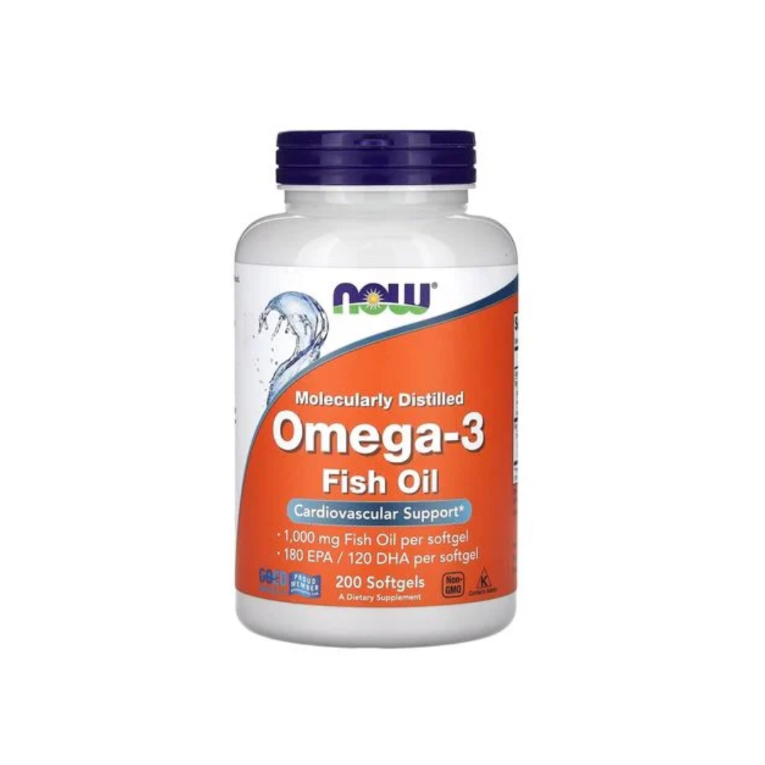 Омега-3 Omega-3 1000 мг, NOW foods