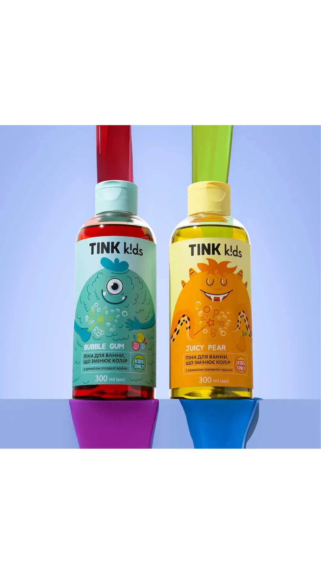 Піна для ванни, що змінює колір Bubble Gum 300ml, Tink kids
