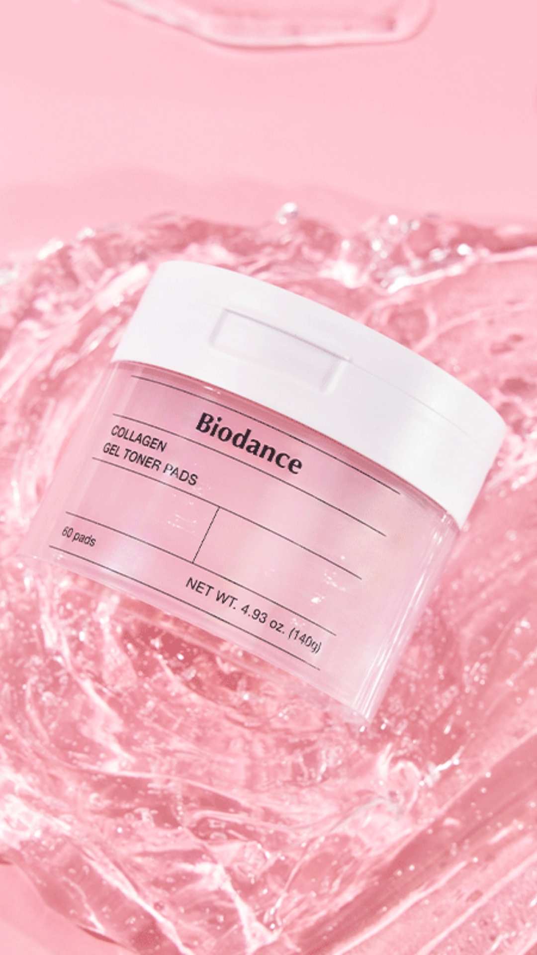 Зміцнювальні колагенові педи для обличчя Collagen Gel Toner Pads, Biodance