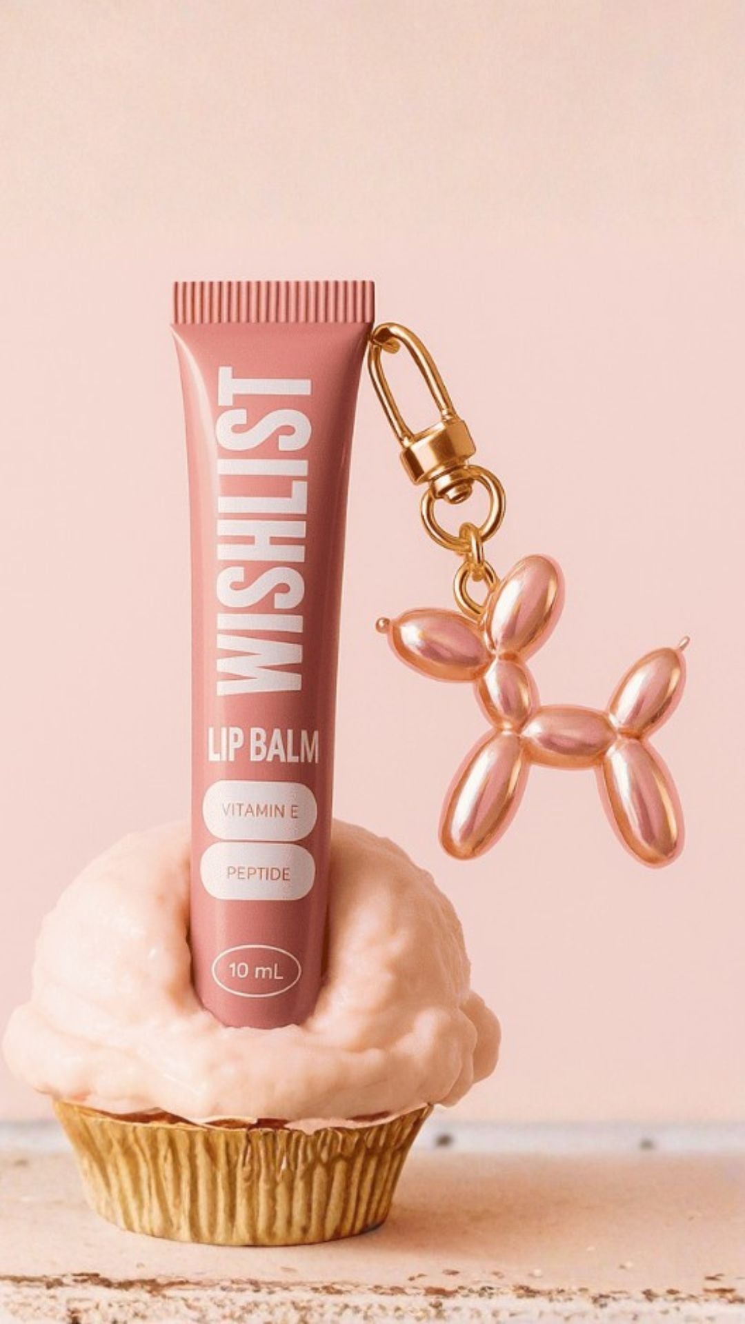 Бальзам-блиск для губ Sweet Candy Lip Gloss Balm, 10мл + Іграшка-Брелок, WiSHLiST
