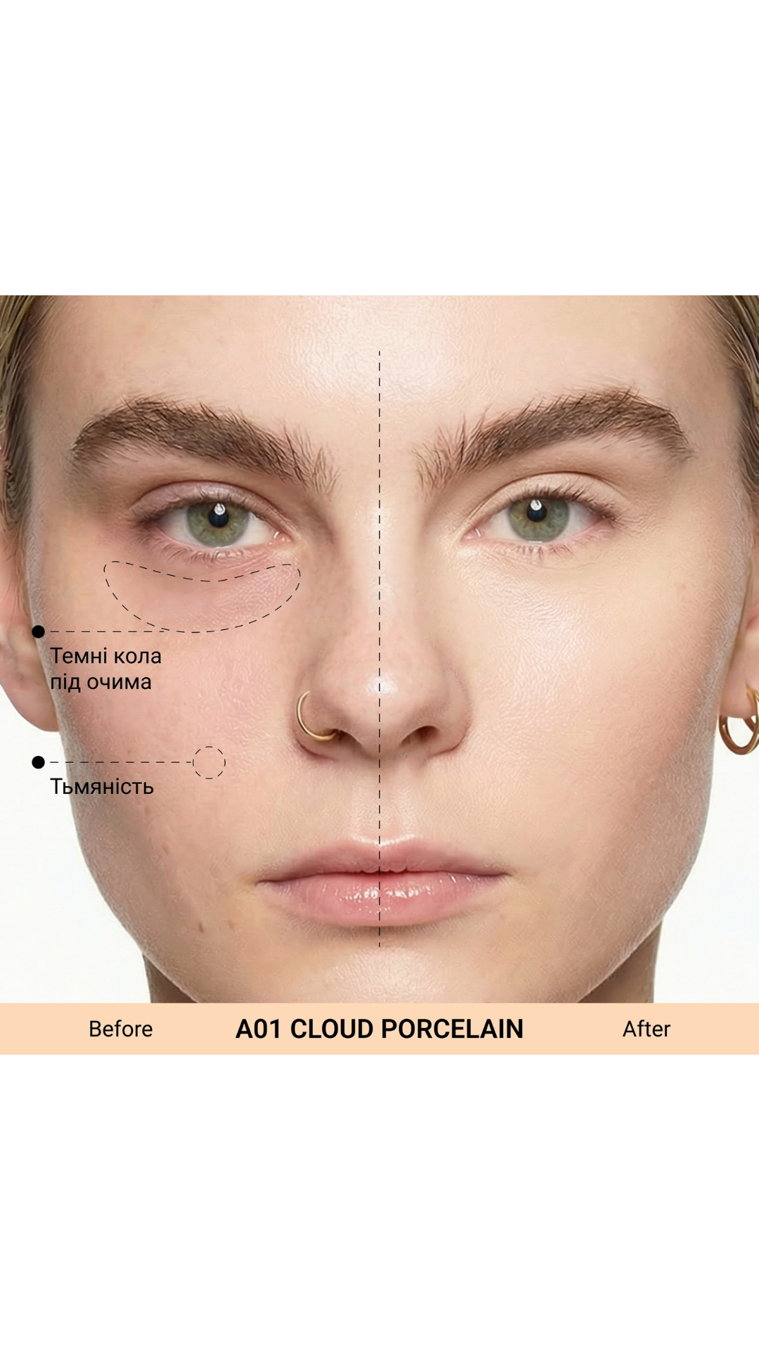 Мультифункціональний стійкий консилер для обличчя Airy Skin Multitask Concealer Dew Cover 8,5 ml, Pop Gossip