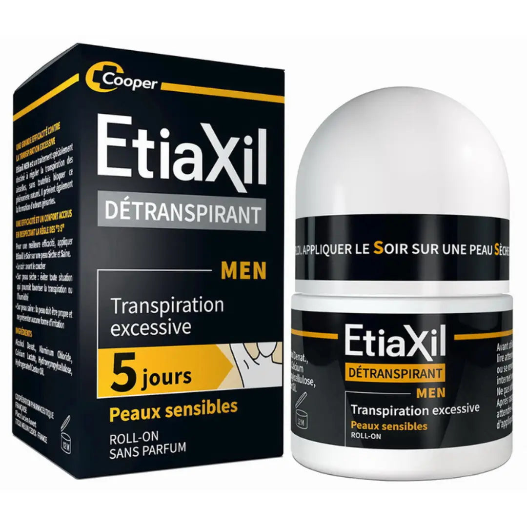 Антиперспірант для чоловіків тривалої дії Men Sensitive, Etiaxil