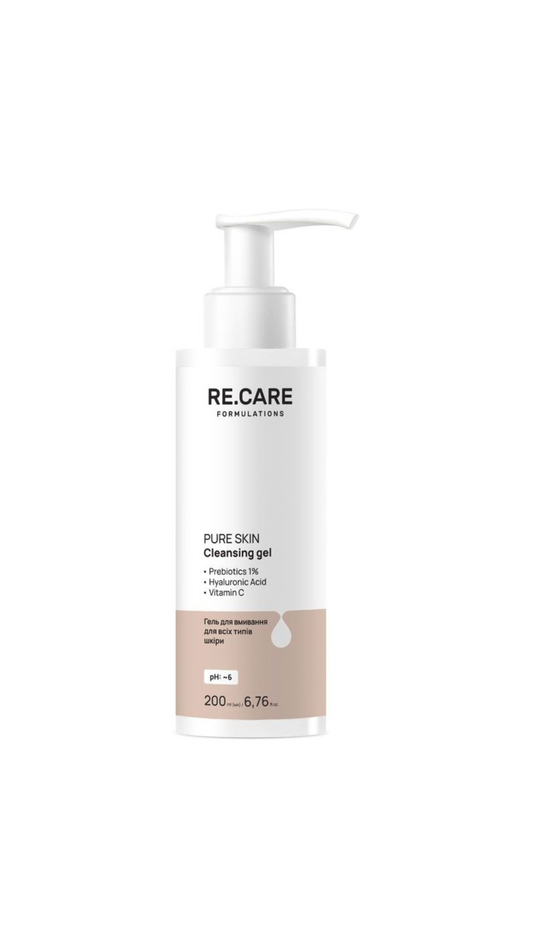 Гель для вмивання для всіх типів шкіри Pure Skir Cleansing Gel, Recare