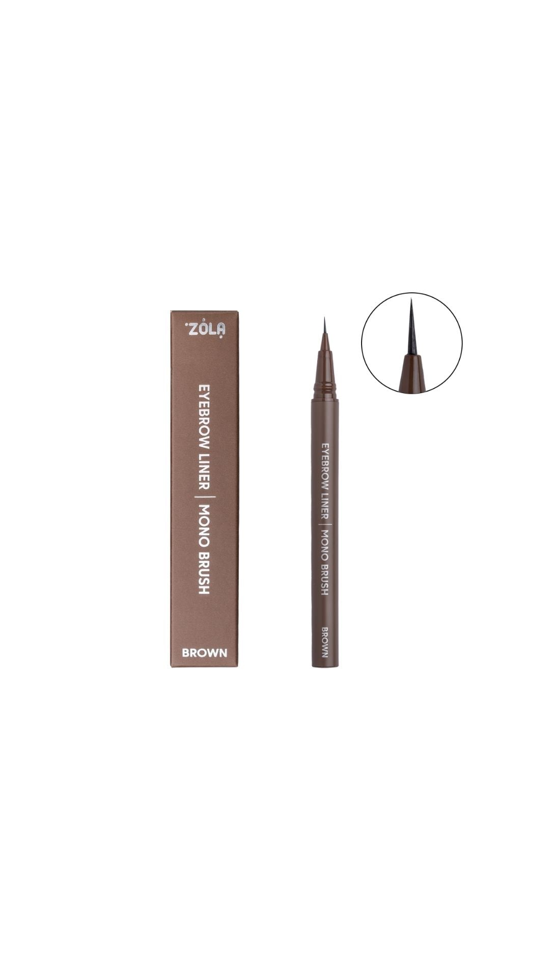 Лайнер для брів з моно-пензлем, ZOLA