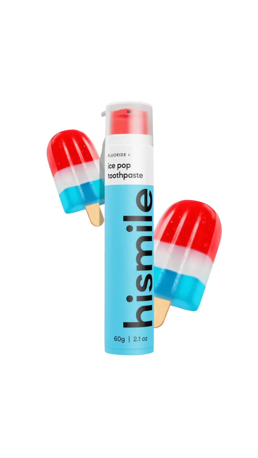 Зубна паста зі смаком фруктового морозива Ice Pop Toothpaste 60g, Hism – GM
