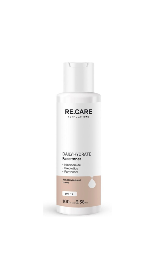Зволожувальний тонер Daily Hydrate Face Toner 100ml, Recare